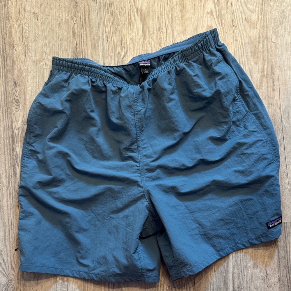 Patagonia Blue Baggies Long